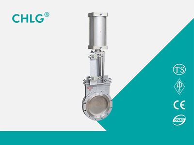 Pneumatic knife gate valve