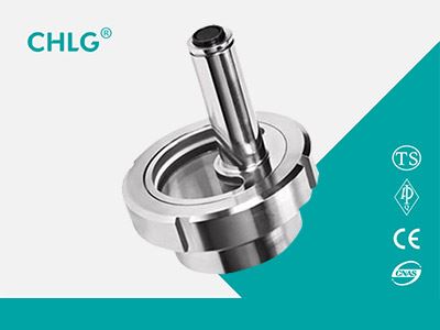 Stainless steel glass lamp